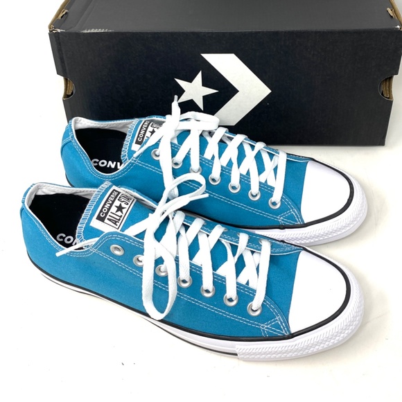 Converse Chuck Taylor All Star OX Low Top Canvas Blue Men Size Sneakers A06170C - Picture 4 of 10